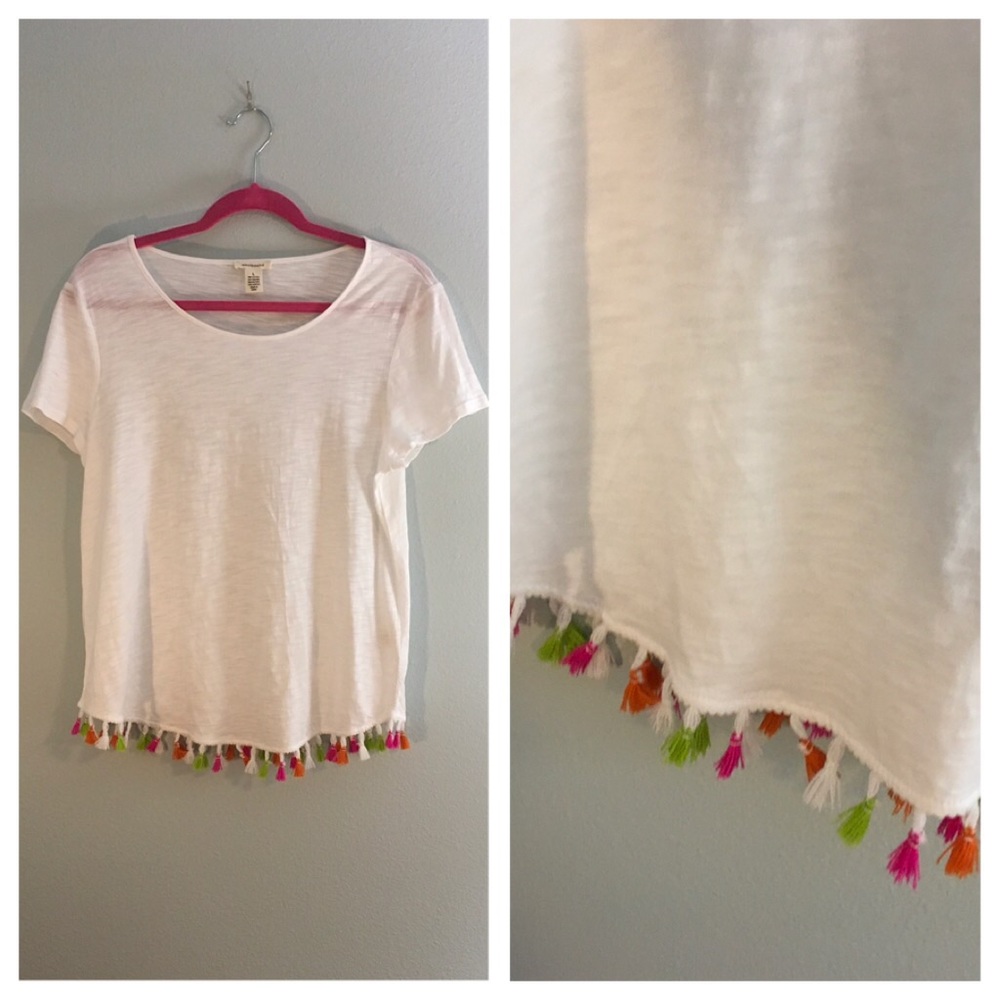 Westbound dressy T with tassels